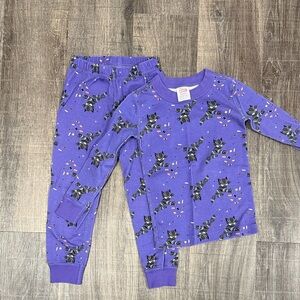 Hanna Andersson black panther Halloween Print Kids Pajama Set